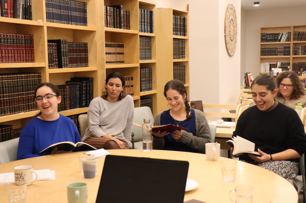 All smiles in the Beit Midrash